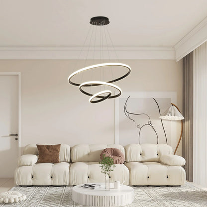Ring Pendant Light 3 Ring Modern Hanging Lamp