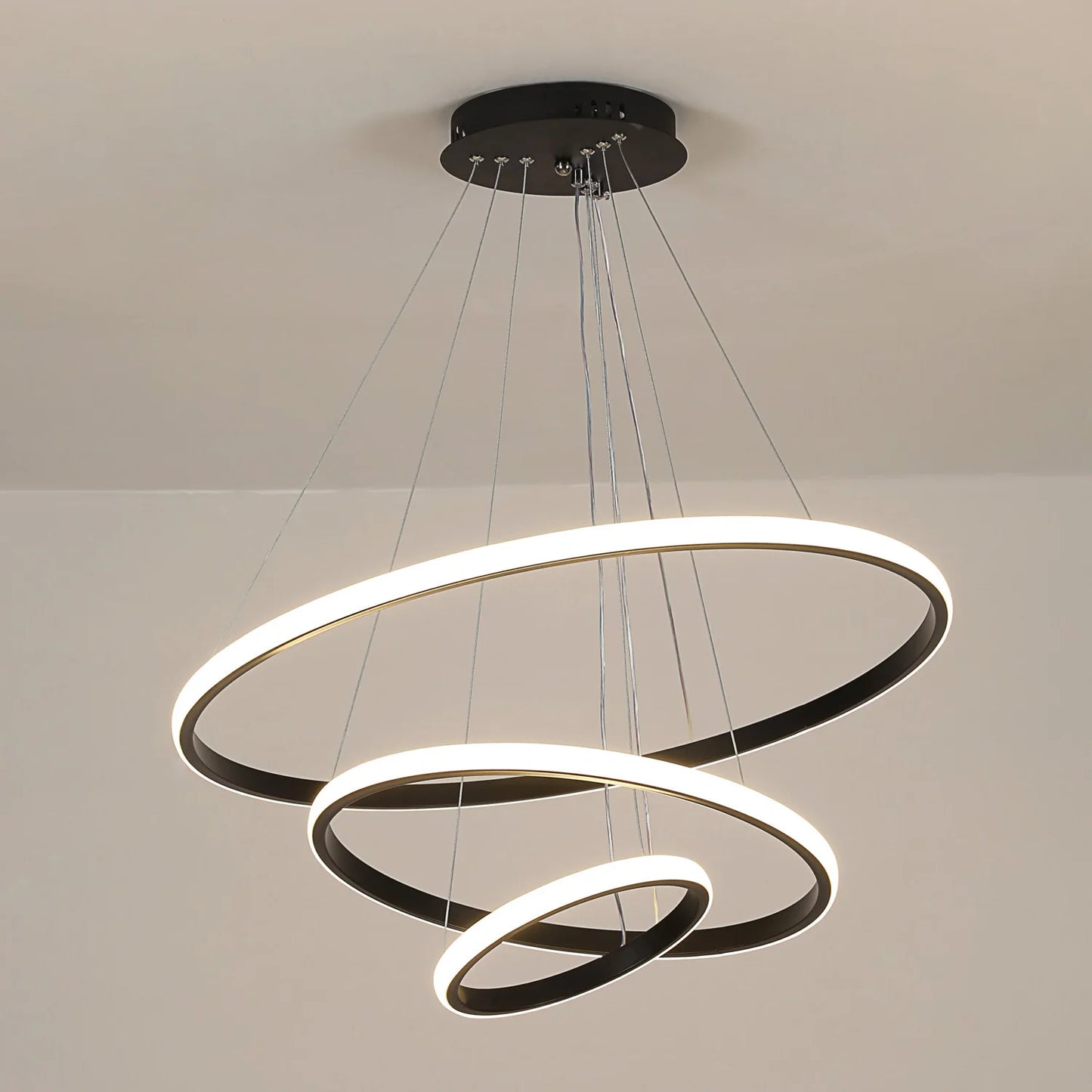 Ring Pendant Light 3 Ring Modern Hanging Lamp