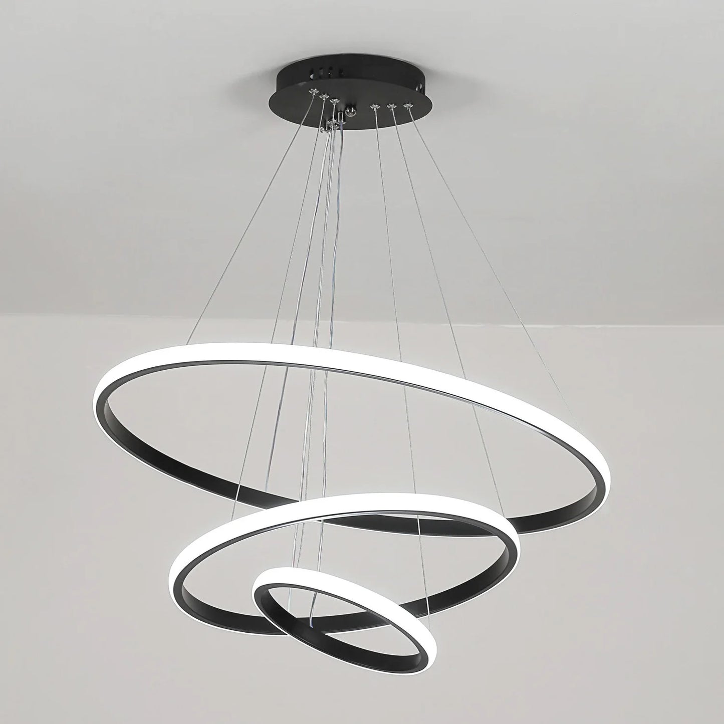 Ring Pendant Light 3 Ring Modern Hanging Lamp
