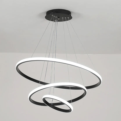 Ring Pendant Light 3 Ring Modern Hanging Lamp