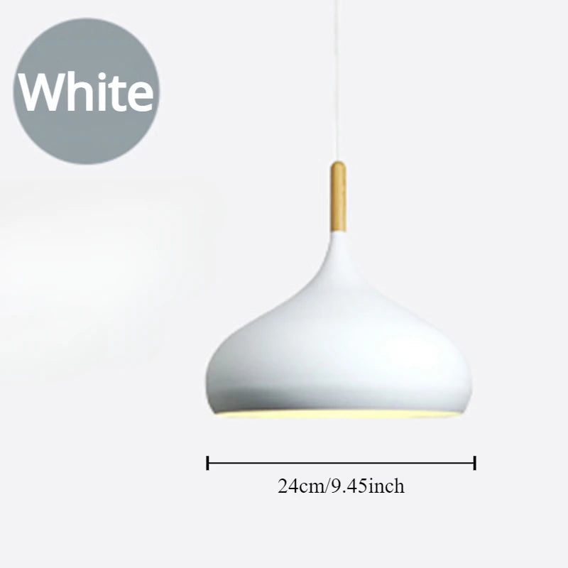 Modern Macaron Pendant Light LED Hanging Lamp