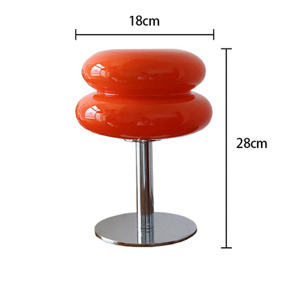 Glass Table Lamp Macaron LED Bedside Light