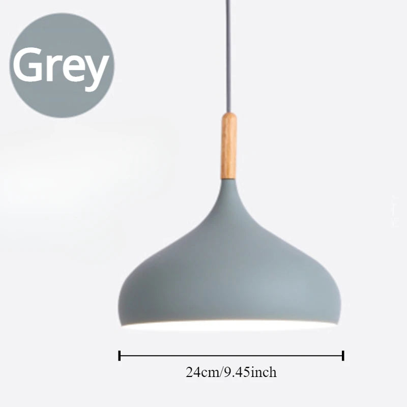 Modern Macaron Pendant Light LED Hanging Lamp