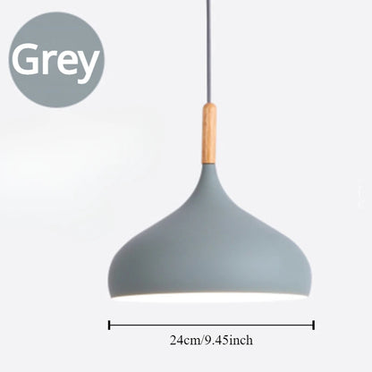 Modern Macaron Pendant Light LED Hanging Lamp