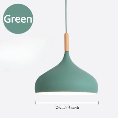 Modern Macaron Pendant Light LED Hanging Lamp