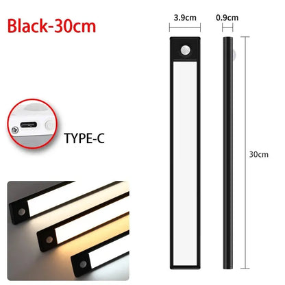 LED Motion Sensor Light USB Rechargeable Under Cabinet Light