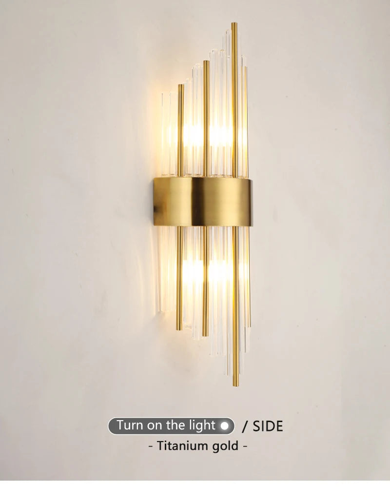 Crystal Wall Sconce LED Wall Lamp