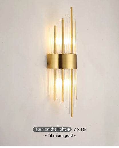 Crystal Wall Sconce LED Wall Lamp