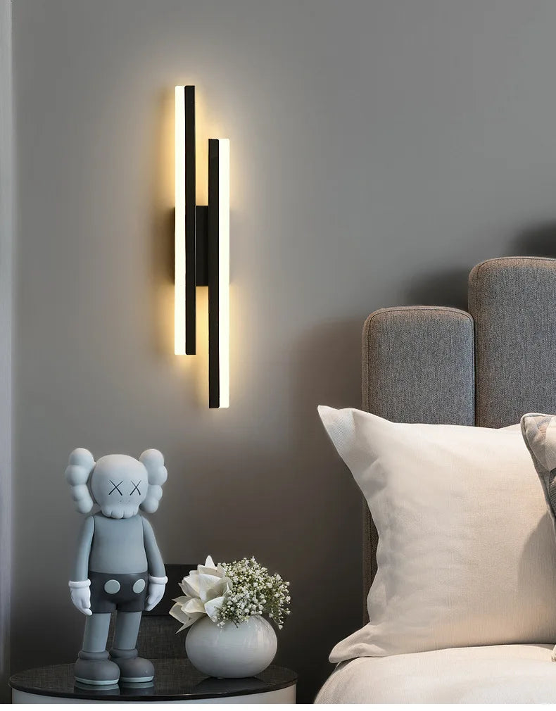 LED Wall Sconce Lighting Dimmable Acrylic Wall Lamp