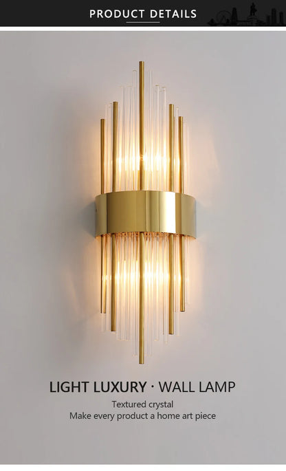Crystal Wall Sconce LED Wall Lamp