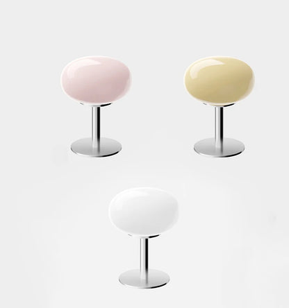 Glass Table Lamp Macaron LED Bedside Light