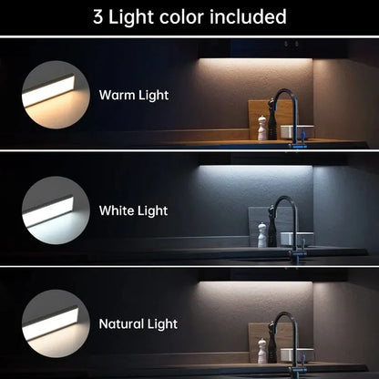 LED Motion Sensor Light USB Rechargeable Under Cabinet Light
