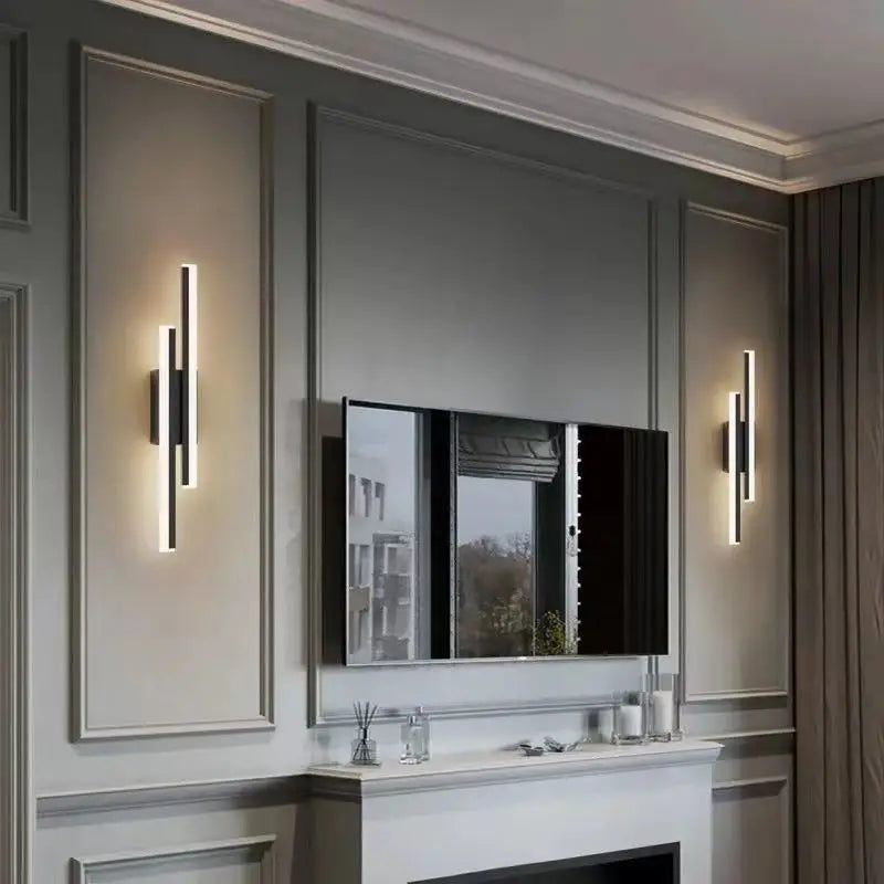 LED Wall Sconce Lighting Dimmable Acrylic Wall Lamp