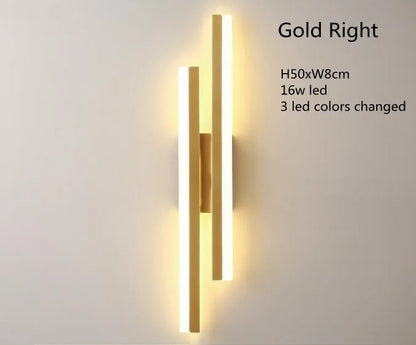 LED Wall Sconce Lighting Dimmable Acrylic Wall Lamp