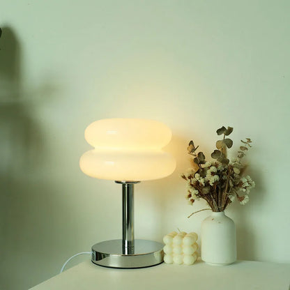 Glass Table Lamp Macaron LED Bedside Light