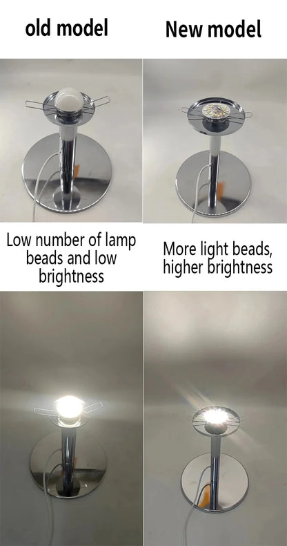 Glass Table Lamp Macaron LED Bedside Light