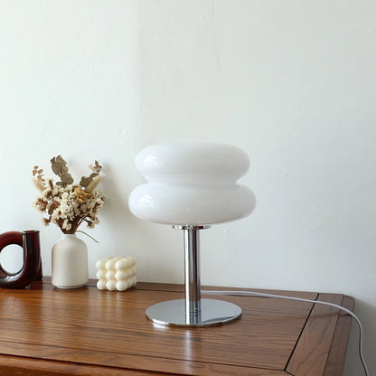 Glass Table Lamp Macaron LED Bedside Light