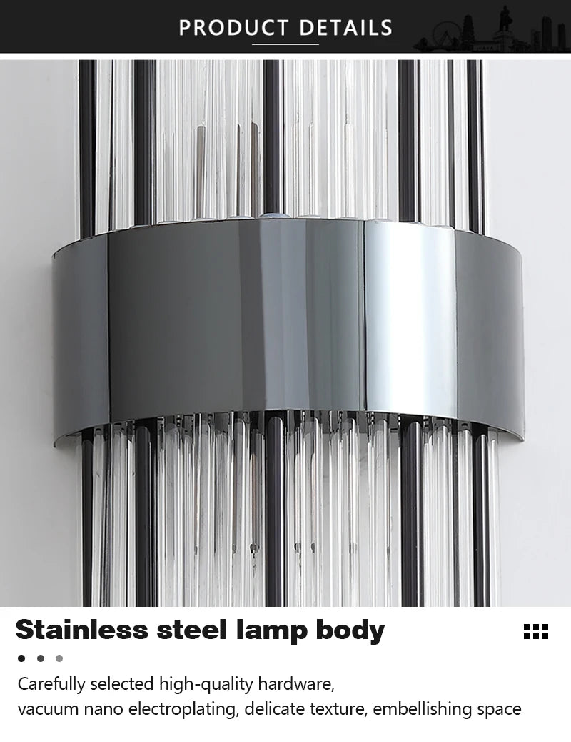 Crystal Wall Sconce LED Wall Lamp