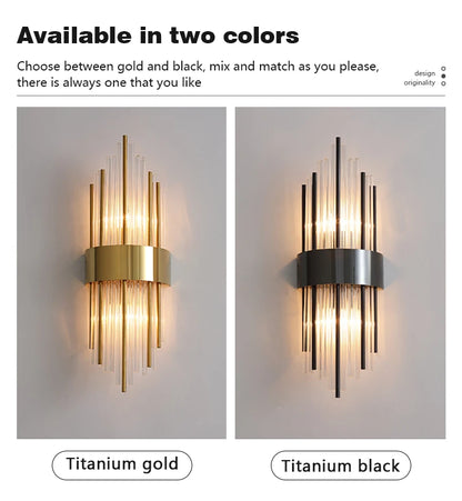 Crystal Wall Sconce LED Wall Lamp