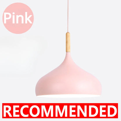 Modern Macaron Pendant Light LED Hanging Lamp