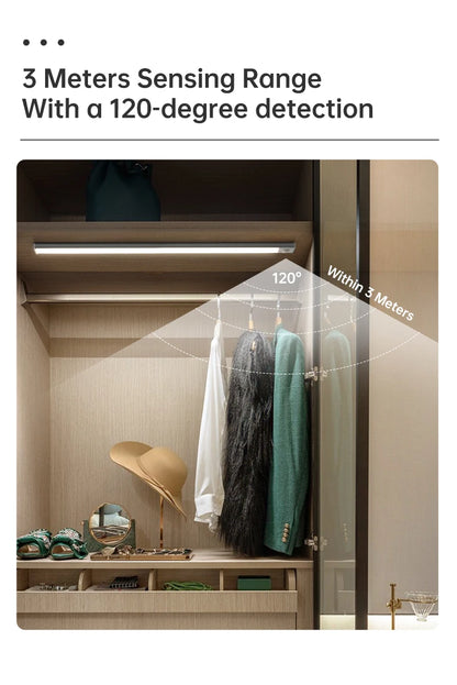 LED Motion Sensor Light USB Rechargeable Under Cabinet Light