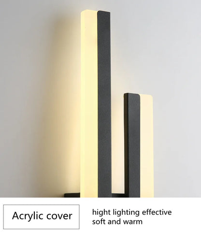 LED Wall Sconce Lighting Dimmable Acrylic Wall Lamp