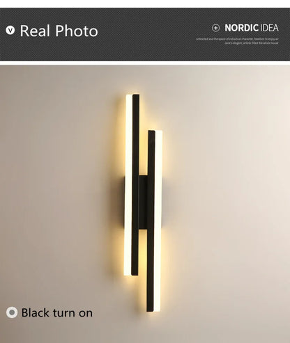 LED Wall Sconce Lighting Dimmable Acrylic Wall Lamp