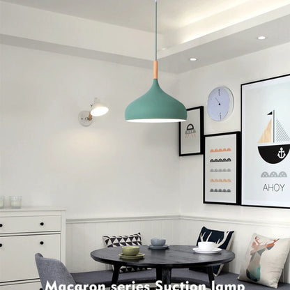Modern Macaron Pendant Light LED Hanging Lamp