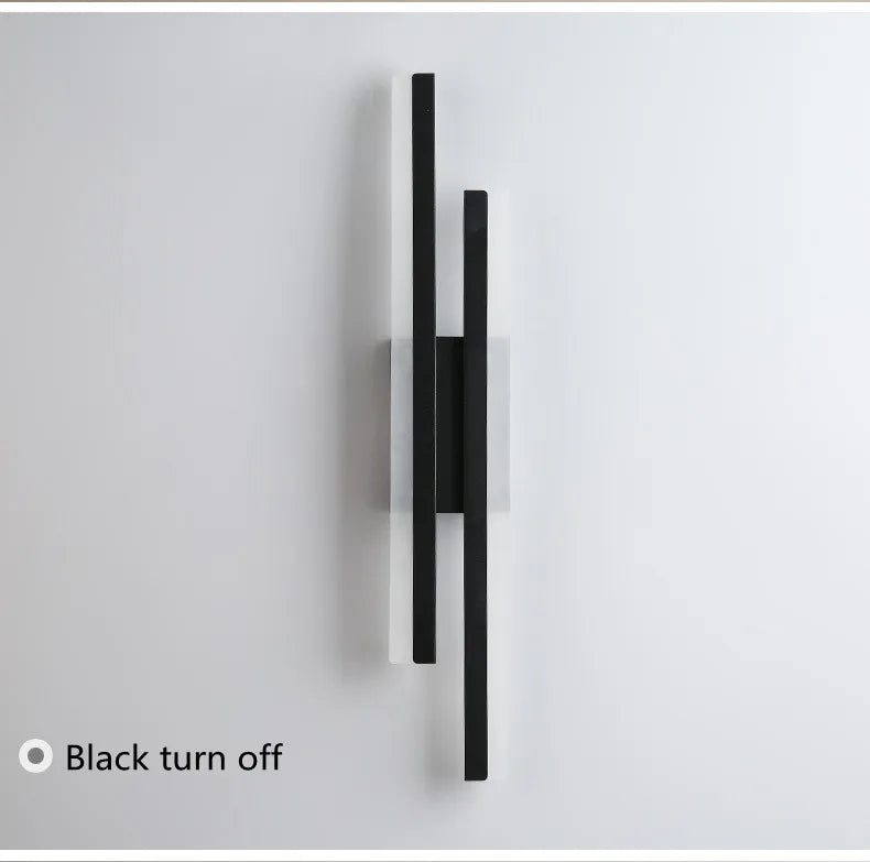 LED Wall Sconce Lighting Dimmable Acrylic Wall Lamp