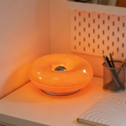 LED Table Lamp Donut Shape Dimmable Night Light
