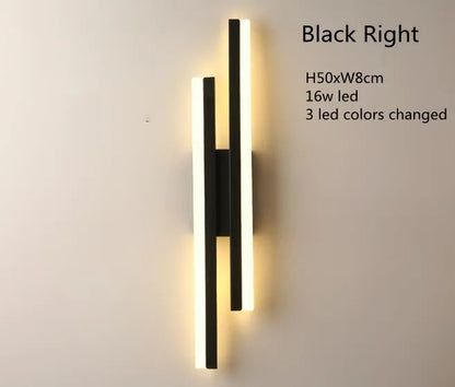 LED Wall Sconce Lighting Dimmable Acrylic Wall Lamp