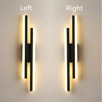 LED Wall Sconce Lighting Dimmable Acrylic Wall Lamp