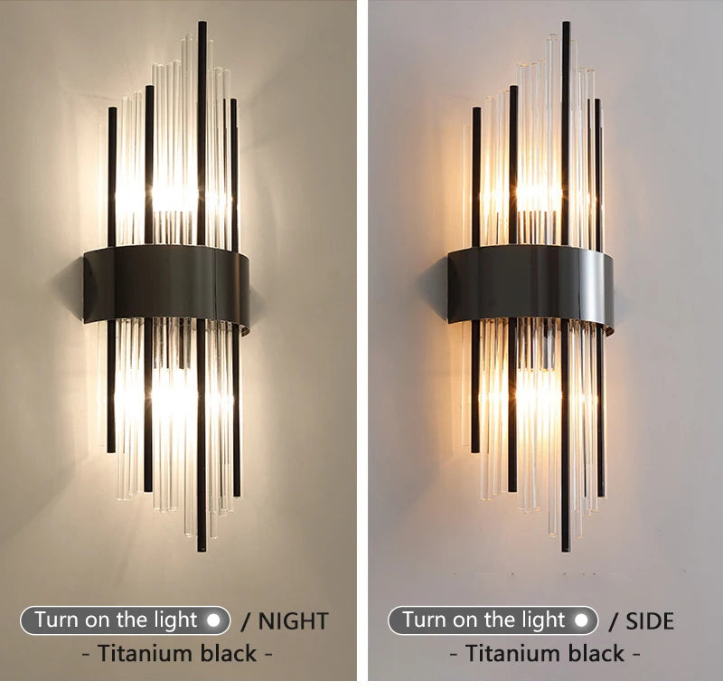 Crystal Wall Sconce LED Wall Lamp